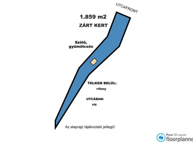 Panorámás zártkerti telek Kőszeg kedvelt Királyvölgyében