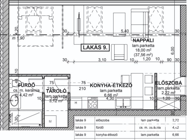 Új építésű garzon lakás liftes házban!